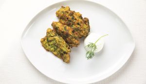 Zucchini-Fritters-(Mücver)